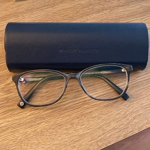 Warby Parker DAISY tortoiseshell wide glasses frames, size 54-17-142
